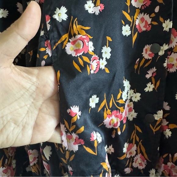 A.L.C. Kelley Floral Bomber Silk Blend Jacket size Small - Picture 6 of 11